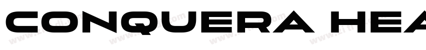 Conquera Heavy字体转换
